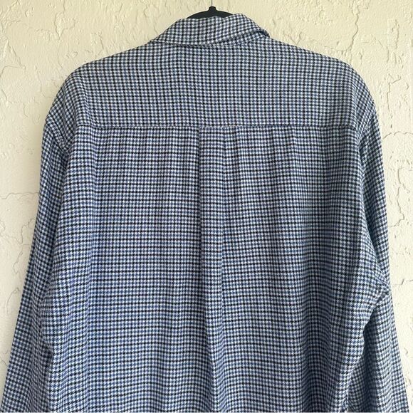 BURBERRY Shirt Men Large Vintage Herringbone Button Down Long Sleeve Cotton - Picture 6 of 10